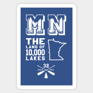 Minnesota MN Land of 10,000 Lakes Magnet